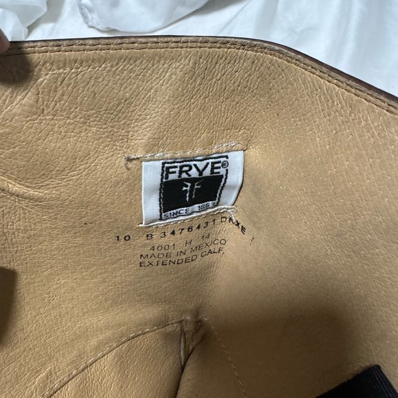 Women’s Frye Boots Extended Calf Size 10 - Picture 7 of 7